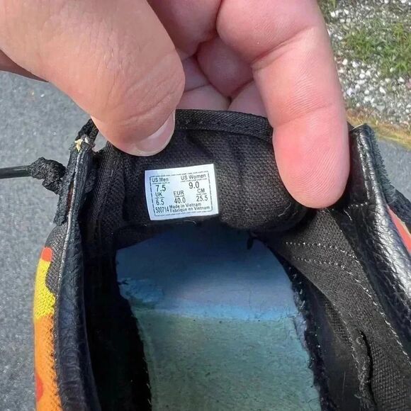 Vans Old Skool Pop Camo Orange - Picture 3 of 5